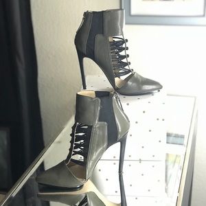 GX Gwen Stefani Forest Green High Cage Heels